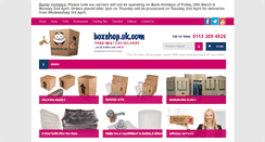 Desktop Screenshot of boxshop.uk.com